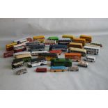 A QUANTITY OF UNBOXED DIE CAST BUSES, MAINLY CORGI, but also Matchbox, Budgie, Majorette, Lledo etc.