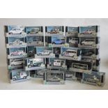 THIRTY SIX CARARAMA BOXED DIECAST POLICE VEHICLES, 1:43 scale, (36)