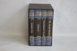 FOLIO SOCIETY DAPHNE DU MAURIER - FOUR CORNISH VOLUMES, four volume cased set, 1991