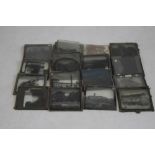 A COLLECTION OF MAGIC LANTERN SLIDES MAINLY OF BUILDINGS, to include Shakespeare's Birthplace.