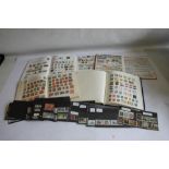 A COLLECTION OF BRITISH AND WORLD STAMPS IN ALBUMS, Stock books, loose etc together with various