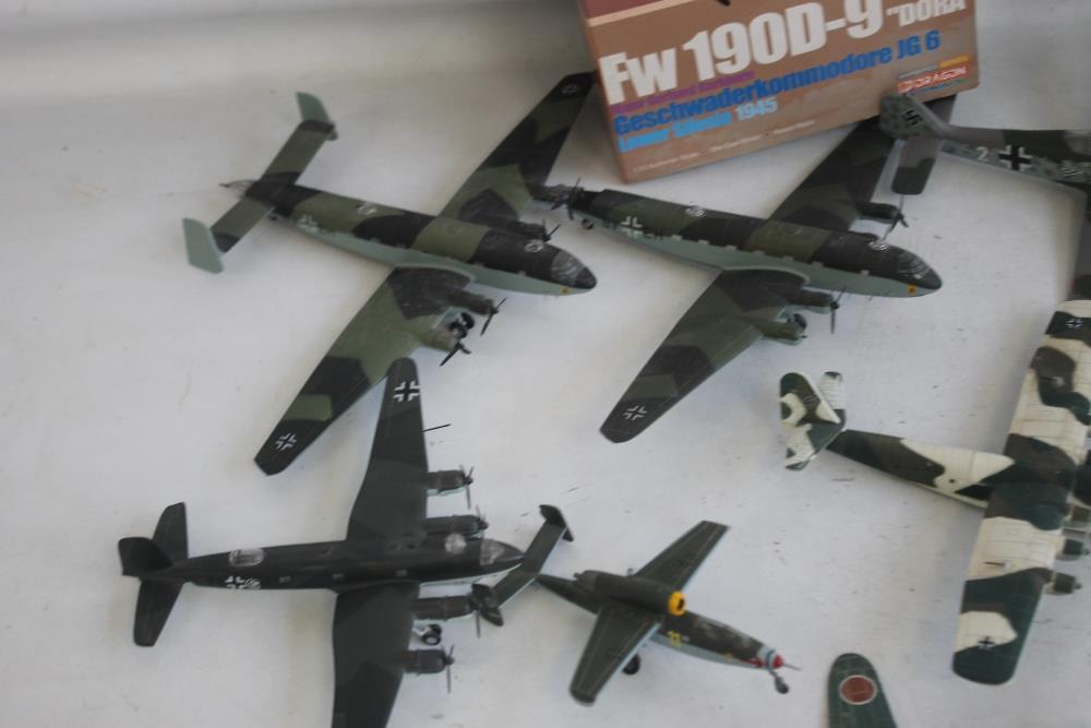 THIRTEEN GERMAN WW2 MODEL AIRCRAFT, to include Focke-Wolf, Dornier Sea Plane, etc together with five - Image 2 of 5