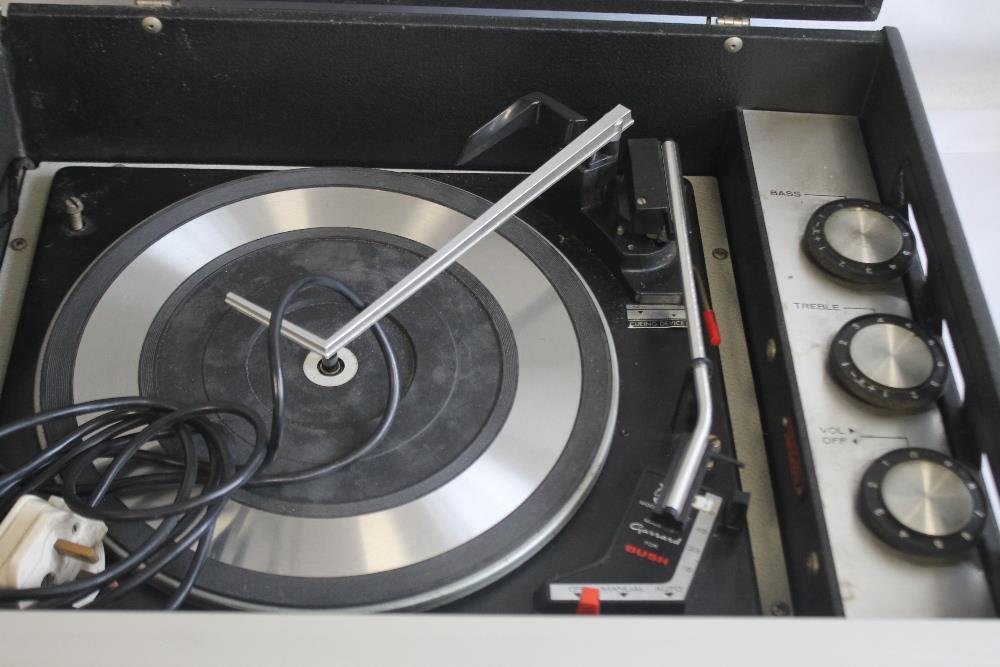 A VINTAGE BUSH RECORD PLAYER fitted with a Garrard Model 2025TC turntable - Image 3 of 5