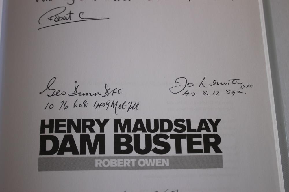 SIGNED COPIES OF DAMBUSTERS BOOKS - Jack Holsgrove with Hugh Graham - 'Dambusters Away' 1998 - Image 7 of 10