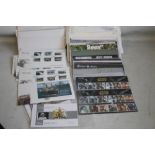 ROYAL MAIL PRESENTATION STAMP PACKS, a quantity of FDC