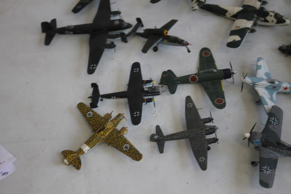 THIRTEEN GERMAN WW2 MODEL AIRCRAFT, to include Focke-Wolf, Dornier Sea Plane, etc together with five - Image 5 of 5