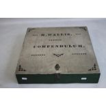 A VINTAGE GAMES COMPENDULUM FROM THE H. STOPES-ROE ESTATE NAMED TO THE BOX M. WALLIS, parts not