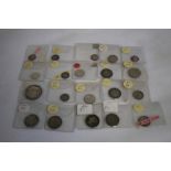 A COLLECTION OF VICTORIAN SILVER COINS 3CT- 2/6, to include 1845 shilling, 1855 groat and 1887