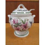 A LARGE PORTMEIRION THE BOTANIC GARDEN LIDDED TUREEN AND LADLE