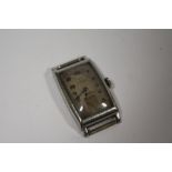 A VINTAGE MEN'S OMEGA ART DECO WRISTWATCH