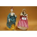 TWO ROYAL DOULTON FIGURES 'OLGA' HN2463 AND 'SUNDAY MORNING' HN2184