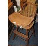 A CHILDS HIGH CHAIR