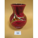 A SIGNED ANITA HARRIS ART POTTERY TRIAL VASE