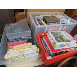 A QUANTITY OF BOOKS, DVDS ETC.