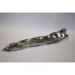 AN ART NOUVEAU WMF SILVER PLATED PEN TRAY MODE;L 215