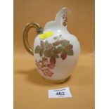 A ROYAL WORCESTER BLUSH IVORY JUG A/F