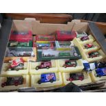 A TRAY OF LLEDO DIE CAST TOY CARS ETC.