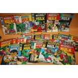 A COLLECTION OF MARVEL HULK COMICS TO INCLUDE 1970'S ERA (20)