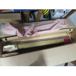 A BOXED VINTAGE KNITMASTER KNITTING MACHINE