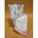 A ROYAL WORCESTER HUSH A BYE BABY LIMITED EDITION FIGURE