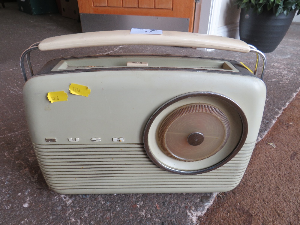 A VINTAGE BUSH RADIO