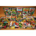 A COLLECTION OF MARVEL HULK COMICS TO INCLUDE 1970'S ERA (21)