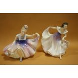 TWO ROYAL DOULTON FIGURES 'DANCING YEARS' HN2235 AND 'A GYPSY DANCE' HN2230