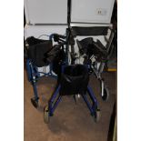 THREE MOBILITY WALKERS