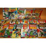 A COLLECTION OF MARVEL HULK COMICS TO INCLUDE 1970'S ERA (21)