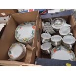 TWO TRAYS OF WEDGWOOD HOME EDEN CHINA