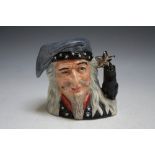 ROYAL DOULTON CHARACTER JUG - THE WIZARD D6909, H 10 cm