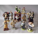 FOURTEEN ROBERT HARROP DOGGIE PEOPLE FIGURES, mostly boxed examples, to include Santa's Helpers, Th