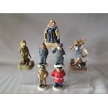 SEVEN BOXED LIMITED EDITION ROBERT HARROP DOG FIGURES, to include 'Queen Victoria We Are Not Amused