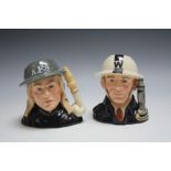 TWO LIMITED EDITION ROYAL DOULTON CHARACTER JUGS - AUXILIARY FIREMAN D6887 AND A.R.P.WARDEN D6872,