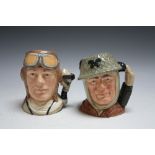 TWO ROYAL DOULTON CHARACTER JUGS - NATIONAL SERVICE EDITION, consisting of the Airman D6982 and the