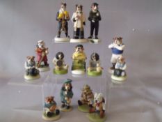 A SELECTION OF ROBERT HARROP DOG FIGURES, to include three limited edition Studio 100 figures, a li