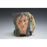 ROYAL DOULTON CHARACTER JUG - THE PENDLE WITCH D6826, H 17 cm