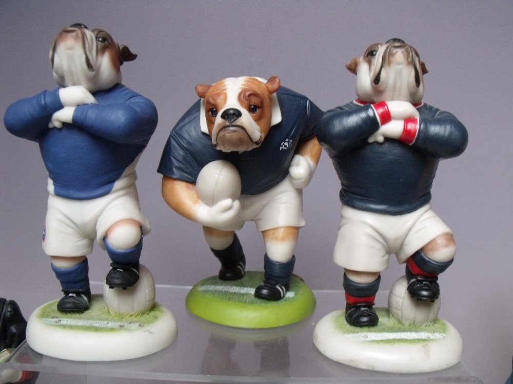 A COLLECTION OF UNBOXED ROBERT HARROP DOG FIGURES, to include Bulldog Winston, Highlander, Old Fath - Image 5 of 10