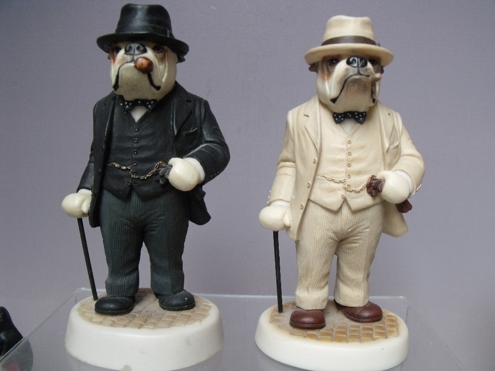 A COLLECTION OF UNBOXED ROBERT HARROP DOG FIGURES, to include Bulldog Winston, Highlander, Old Fath - Image 6 of 10