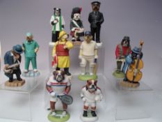 ELEVEN BOXED ROBERT HARROP DOG FIGURES, to include a boxer tennis development prototype, 'Smooth Sa