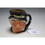 RARE ROYAL DOULTON TRIAL CHARACTER JUG - TONY WELLER, consisting of medium sized jug stamped trial