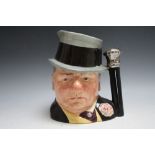 ROYAL DOULTON CHARACTER JUG - W C FIELDS 6674, H 20 cm