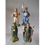 FOUR BOXED LIMITED EDITION ROBERT HARROP 'THE CAMELOT COLLECTION' DOGGIE PEOPLE FIGURES, comprising