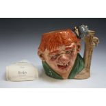 LIMITED EDITION ROYAL DOULTON CHARACTER JUG - QUASIMODO D7108, number 824 with certificate, H 17 cm