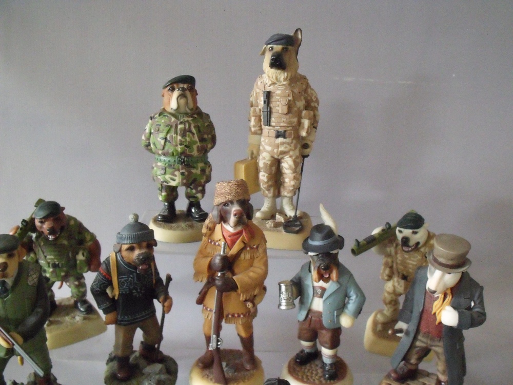 FIFTEEN BOXED ROBERT HARROP DOG FIGURES, mainly 'Doggie People', to include Bullseye, four British - Image 2 of 6