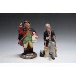 ROYAL DOULTON FIGURE - THE TOWN CRIER HN2119, together with 'The Doctor' HN2858, marked as a second