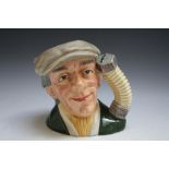 ROYAL DOULTON CHARACTER JUG - THE BUSKER, D6775, H 17 cm