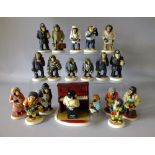 A SELECTION OF EIGHTEEN ROBERT HARROP 'THE PG CHIMPS COLLECTION' FIGURES, comprising 10 boxed and 8