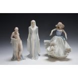 THREE ROYAL DOULTON REFLECTIONS FIGURES CONSISTING OF SOPHISTICATION, Bathing Beauty A/F and Gaiety