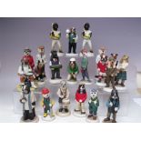 A COLLECTION OF UNBOXED ROBERT HARROP DOG FIGURES, assorted dog breeds to include Husky Canadian Mo
